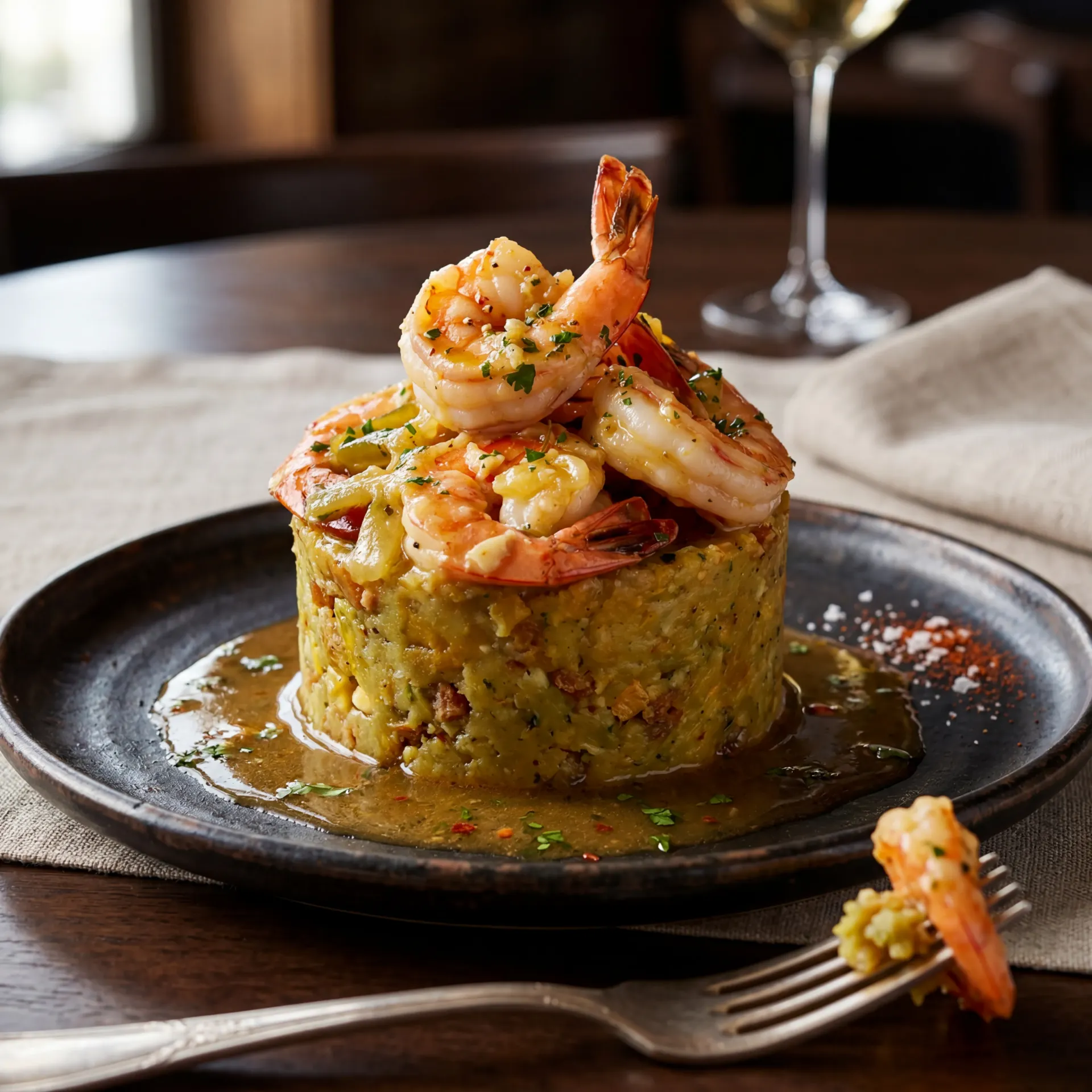 Mofongo de Camarones